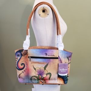 New with Anuschka Tag Shoulder Bag / Purse